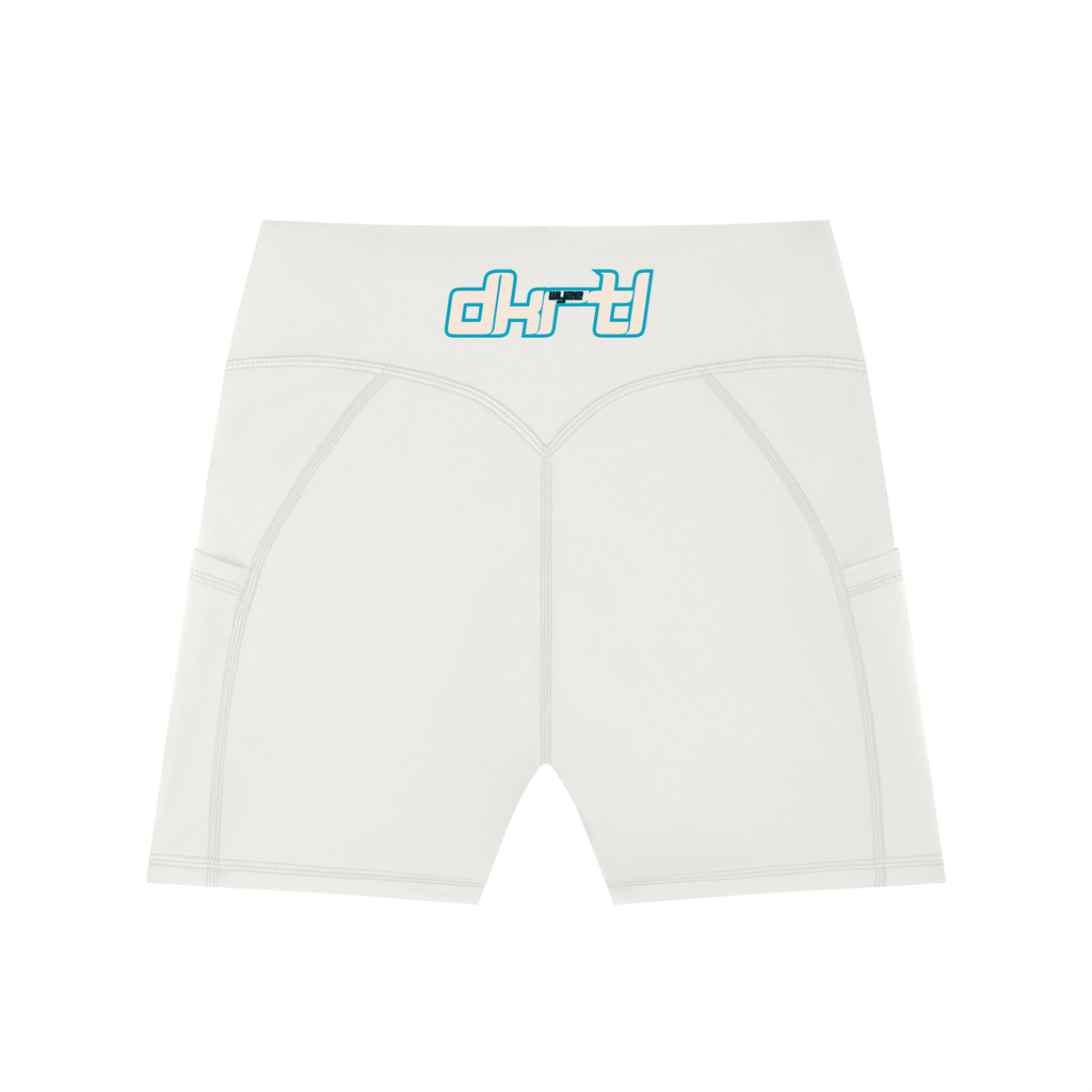 Women's High-Waisted Pocket Biker Shorts