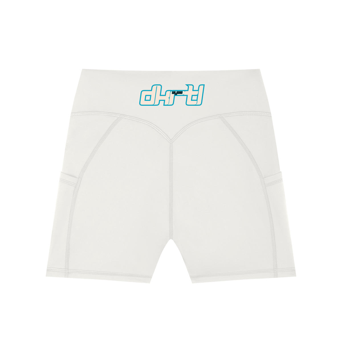 Women's High-Waisted Pocket Biker Shorts