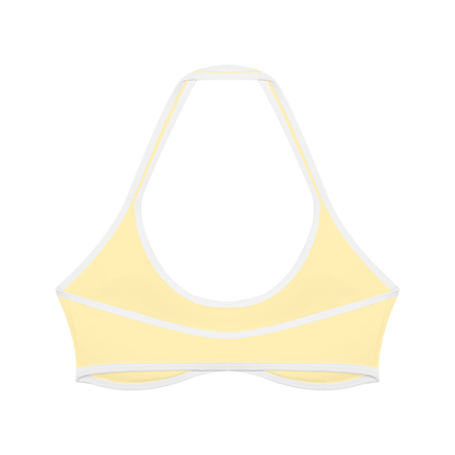 Women's Halter Color Block Yoga Sports Bra