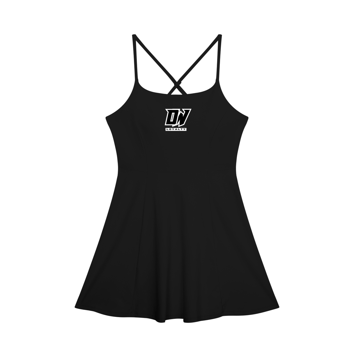 Women’s Paneled A-Line Dress in Black by DKRTL WYZE