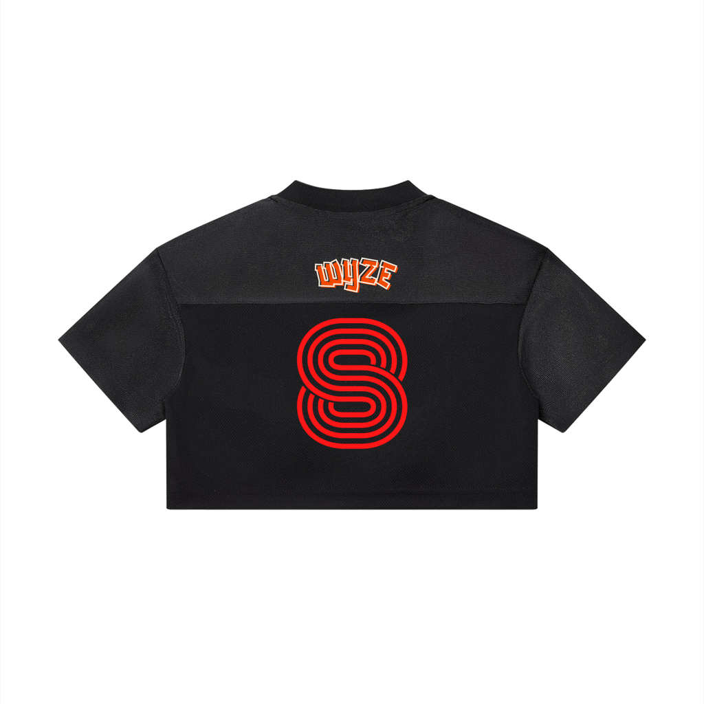 Women’s Cropped Paneled V-Neck Jersey
