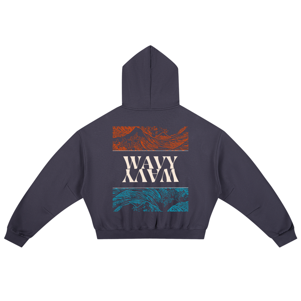 Essential Boxy Darted Sleeve Hoodie
