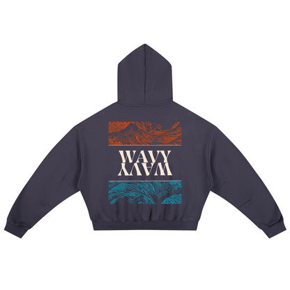 Essential Boxy Darted Sleeve Hoodie