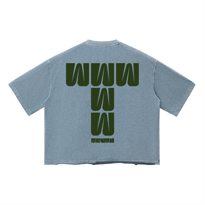 Unisex Vintage Wash Boxy T-Shirt