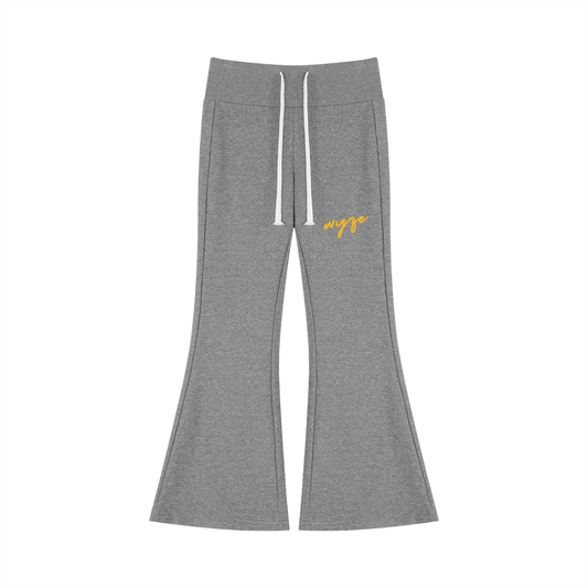 Women's Drawstring Flared Leg Pants