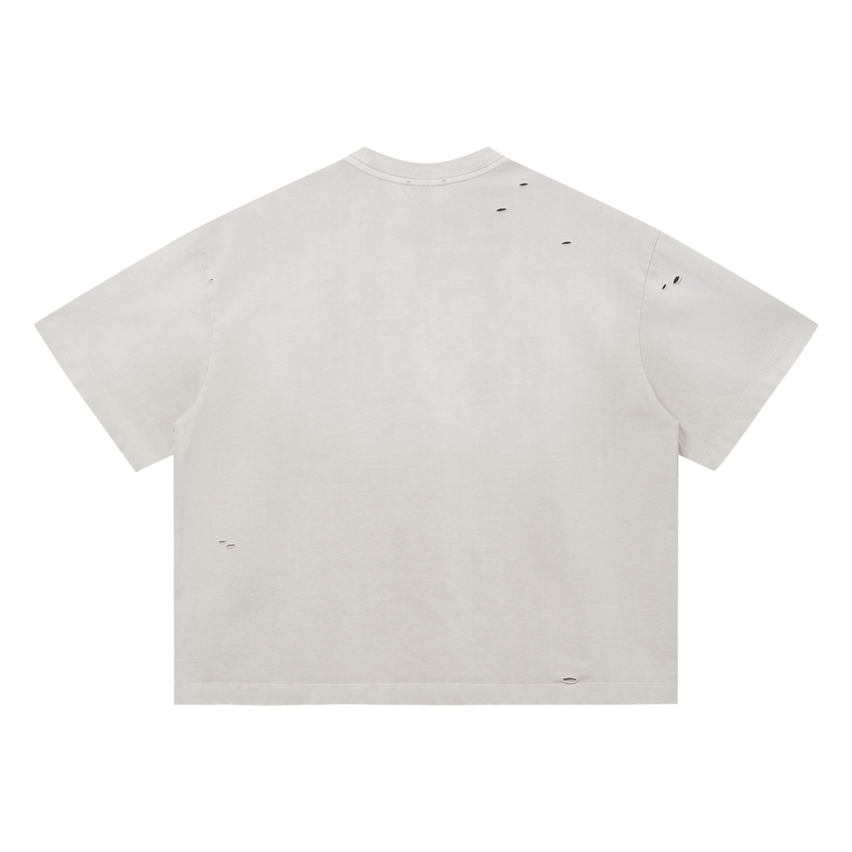 Vintage Washed Distressed Boxy Oversized T-Shirt