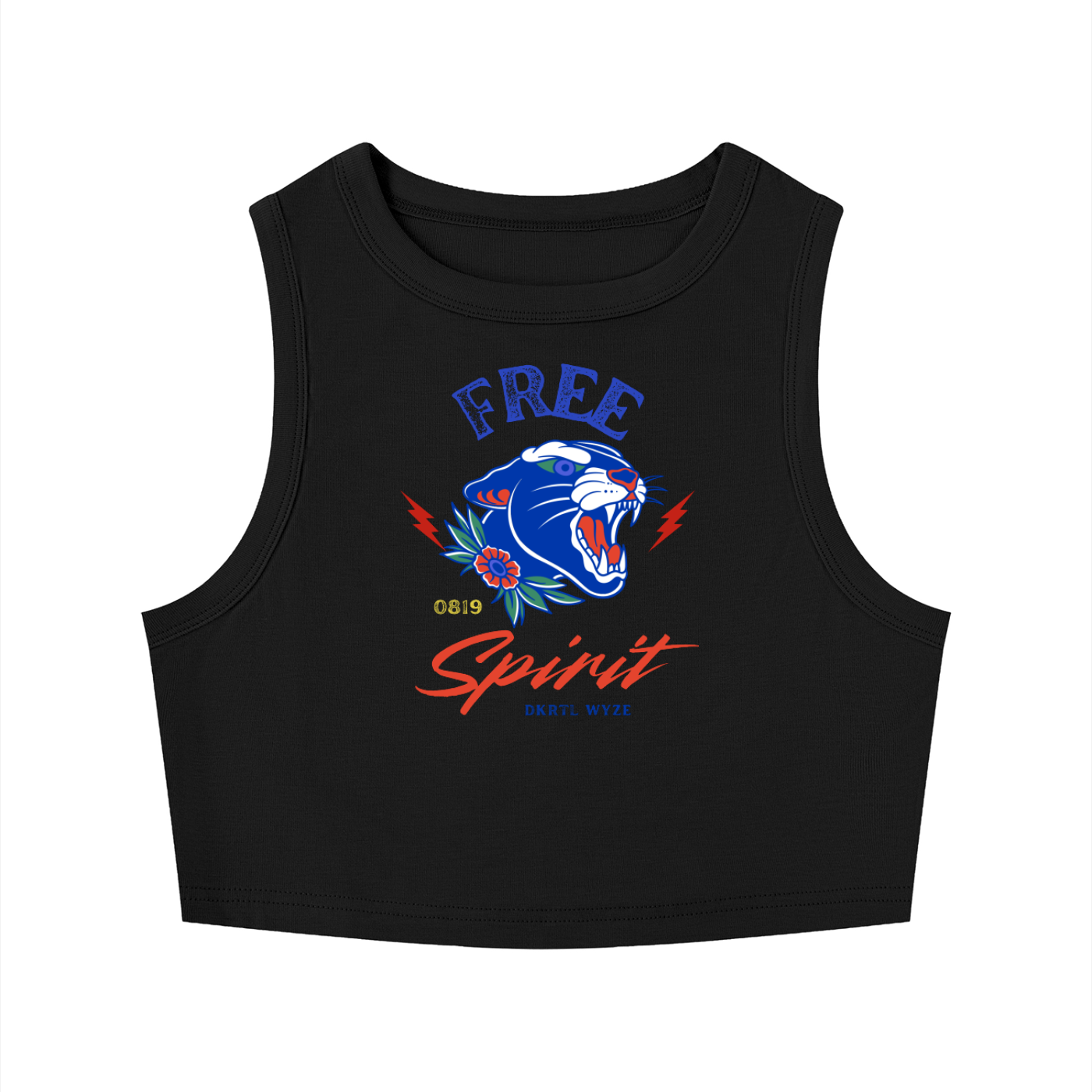 Women's Tight Crewneck Crop Tank Top