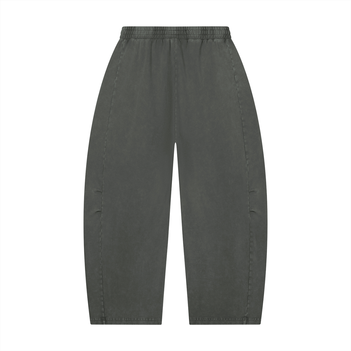 Unisex Mineral Wash Barrel Leg Pants