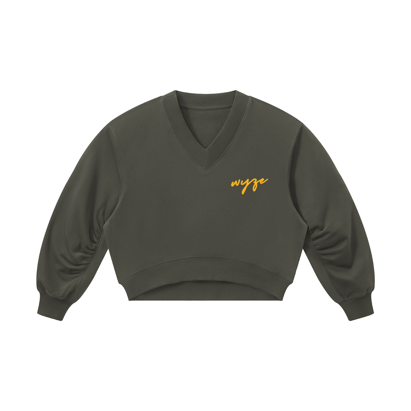 Women’s Crop V-Neck Sweatshirt