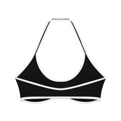 Women's Halter Color Block Yoga Sports Bra