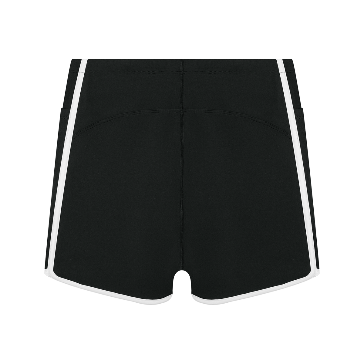 Women's High Rise Color Block Yoga Shorts