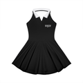 Women's Collared Halter A-Line Tennis Dress