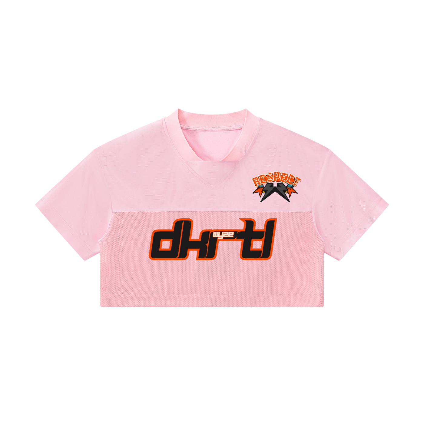 Women’s Cropped Paneled V-Neck Jersey