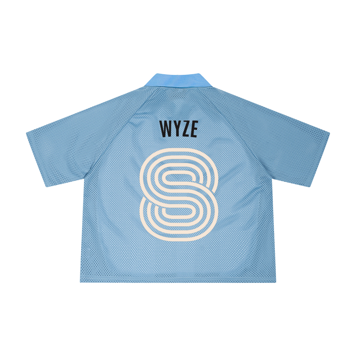 Unisex Striped Mesh Boxy Soccer Jersey