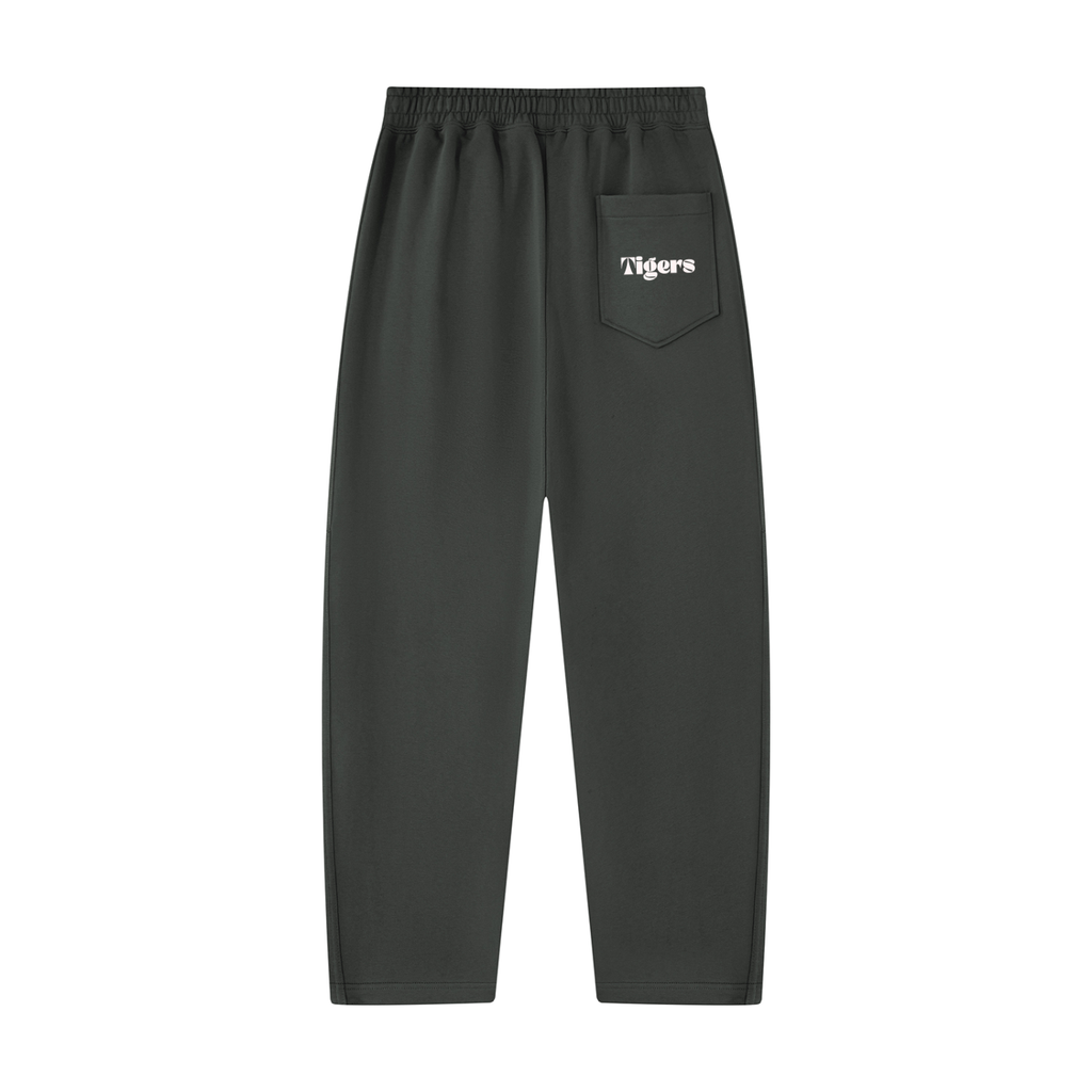 Unisex Tapered Straight Hem Sweatpants