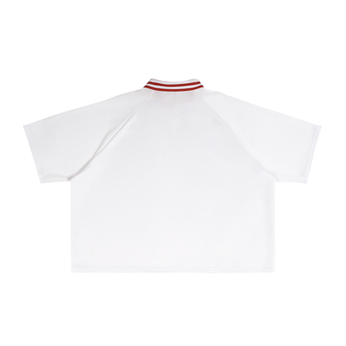 Contrast Lapel Collar Boxy T-Shirt by DKRTL WYZE