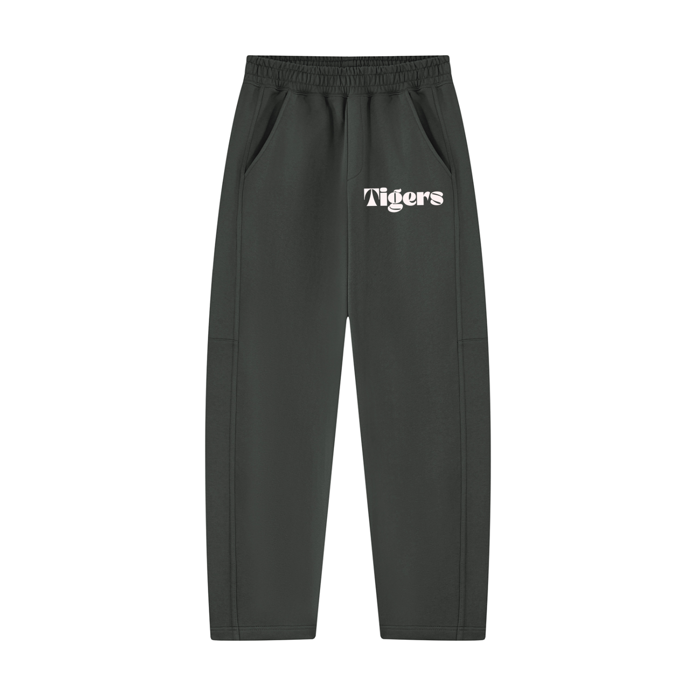 Unisex Tapered Straight Hem Sweatpants