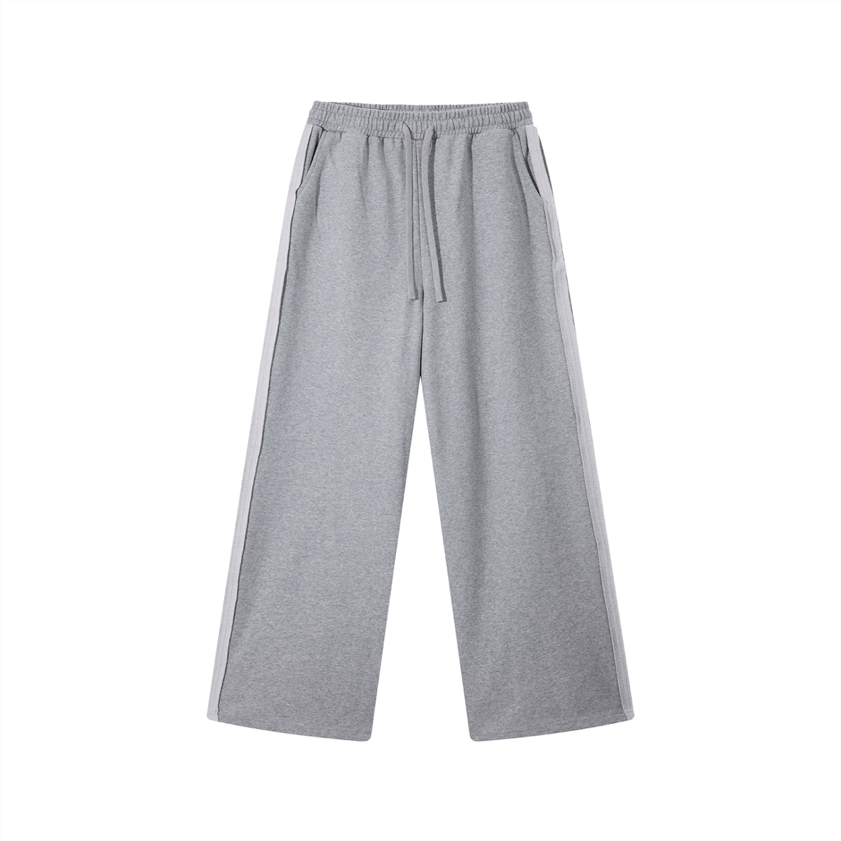 Contrast Tape Straight-Leg Sweatpants in Flower Gray by DKRTL WYZE