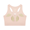 Women’s Cropped Zip Yoga Sports Bra