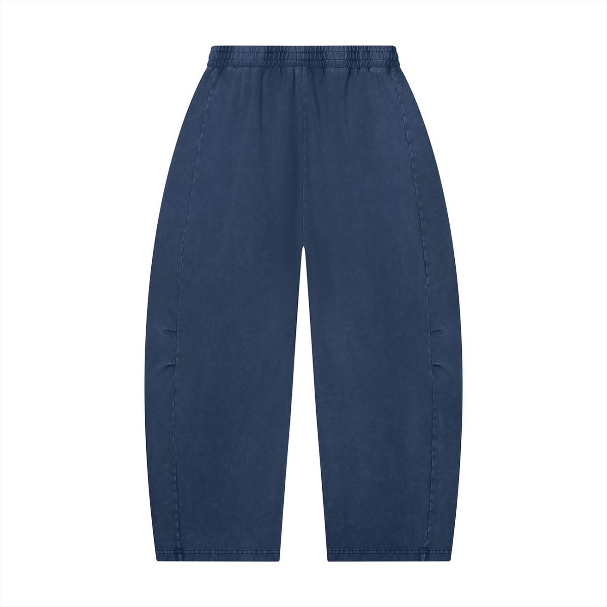 Unisex Mineral Wash Barrel Leg Pants