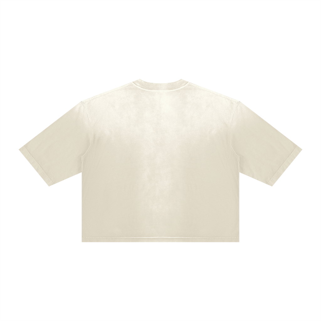 Unisex Vintage Wash Sunfade Boxy T-Shirt by DKRTL WYZE