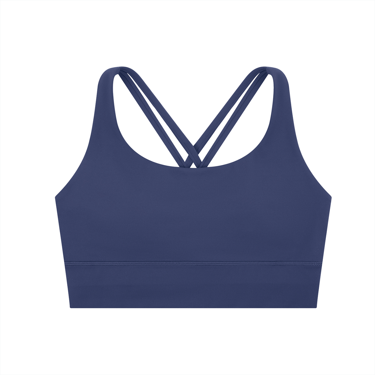 Strappy Criss-Cross Sports Bra in Royal Blue by DKRTL WYZE