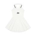 Women's Collared Halter A-Line Tennis Dress
