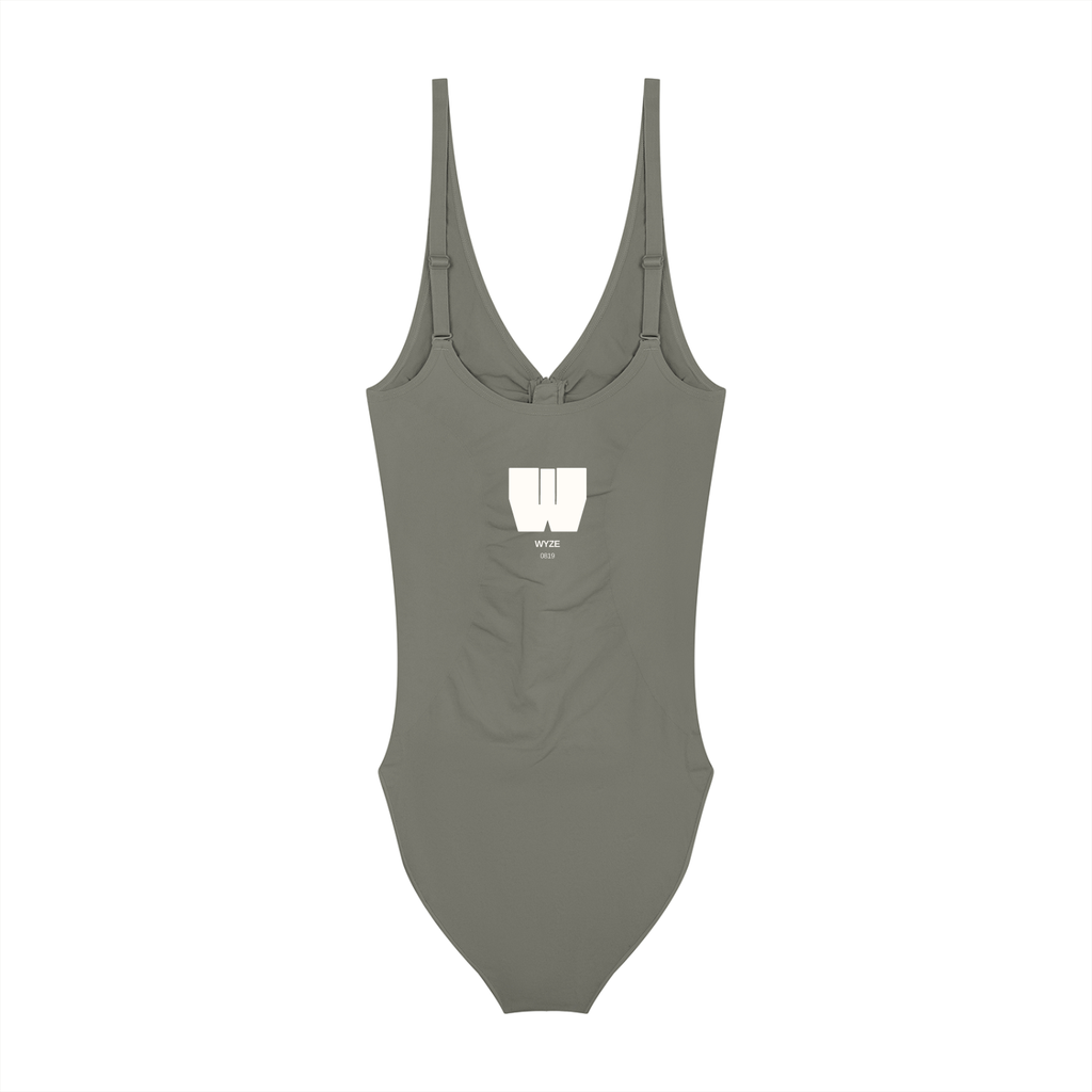 Women’s Full-Zip Ruched Bodysuit