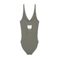 Women’s Full-Zip Ruched Bodysuit