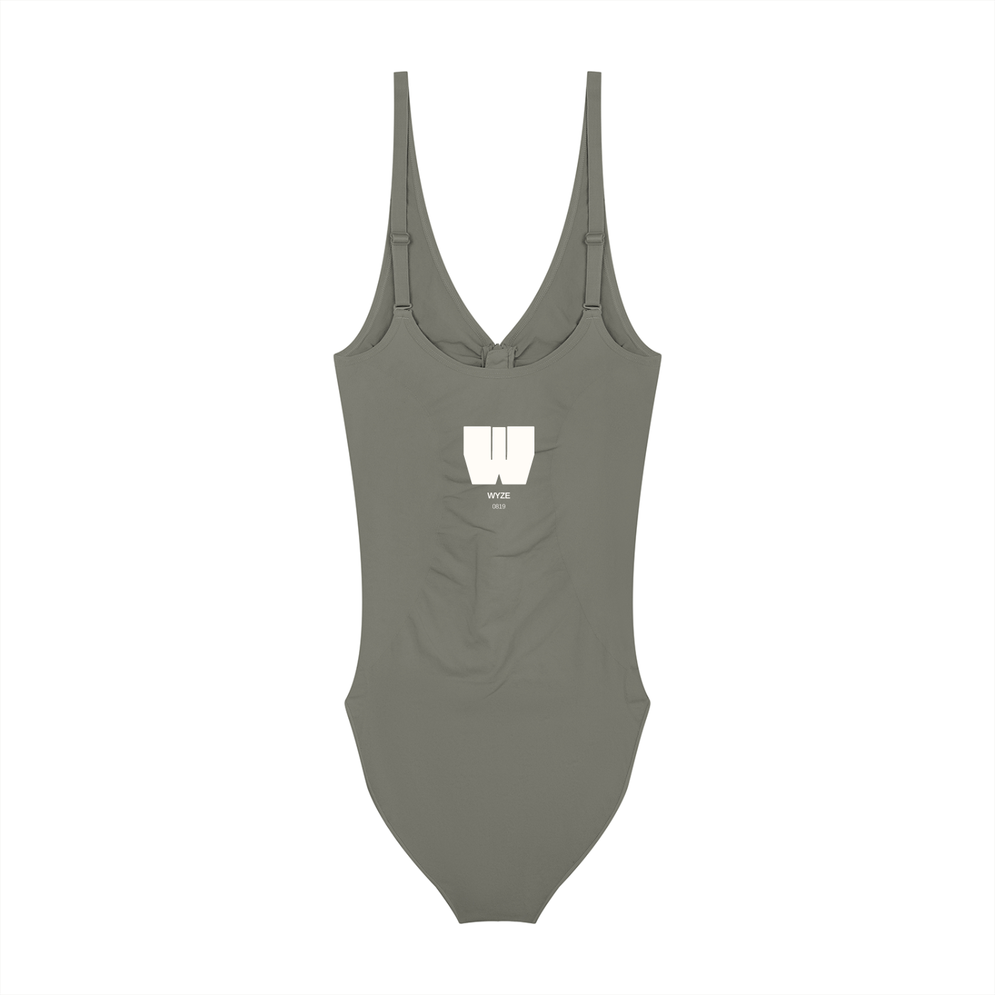 Women’s Full-Zip Ruched Bodysuit
