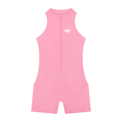 Women’s Quarter-Zip Yoga Romper
