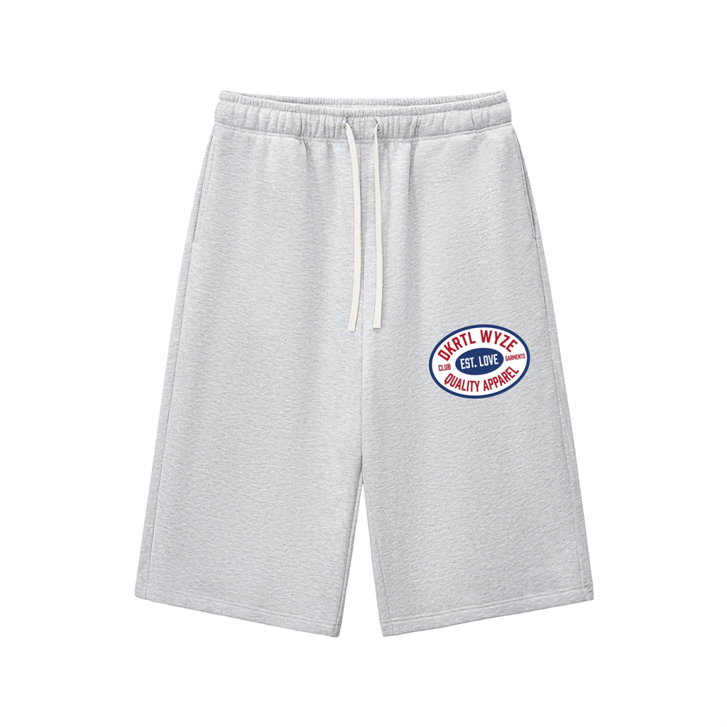 Relaxed Drawstring Three-quarter Sweatpants