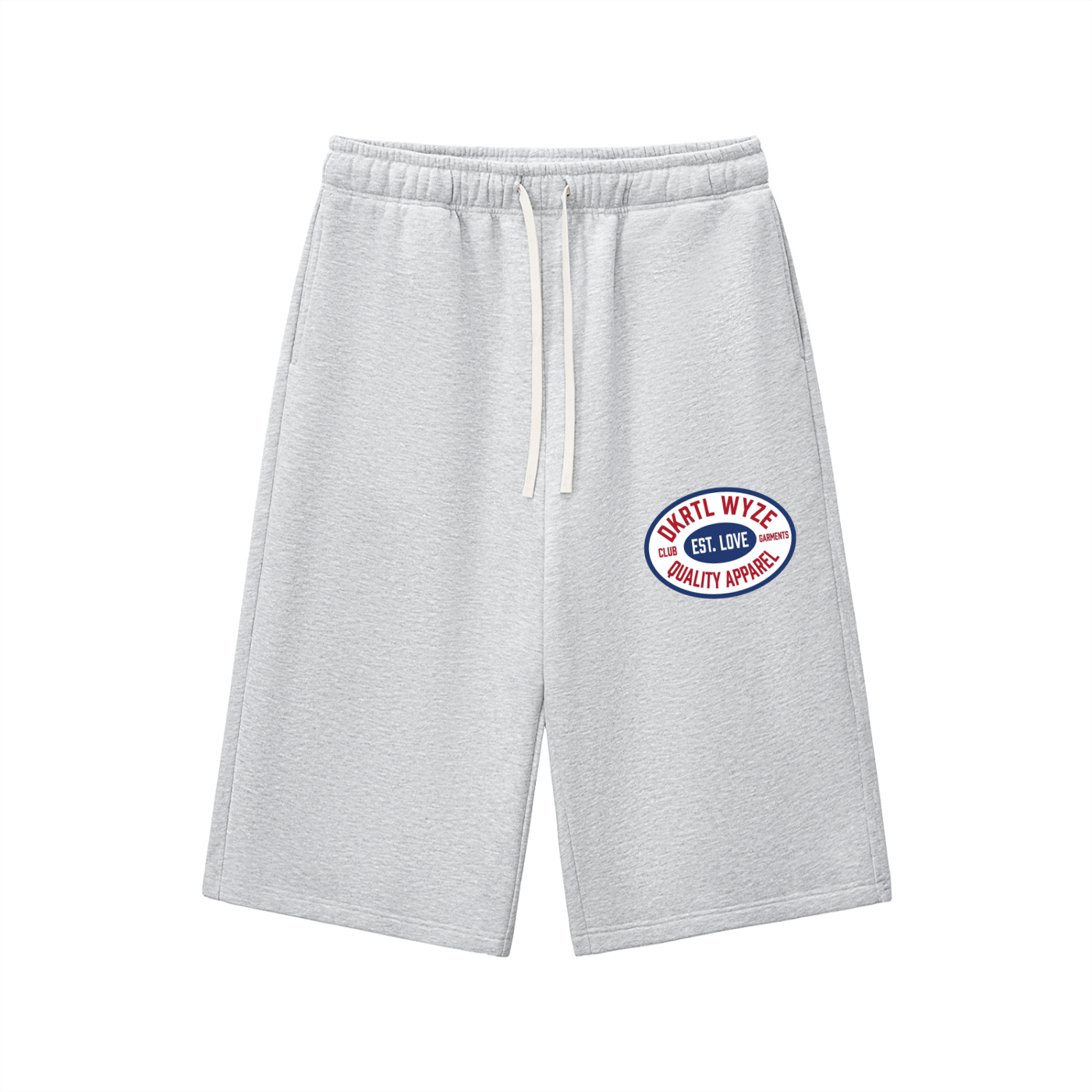 Relaxed Drawstring Three-quarter Sweatpants