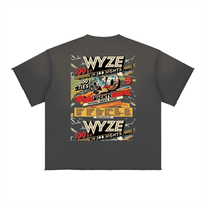 Sun Fade Raw Edge T-Shirt
