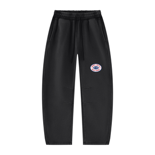 Unisex Vintage Wash Barrel Leg Fleece Sweatpants