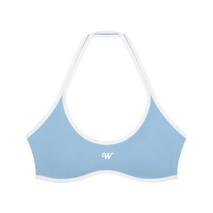 Women's Halter Color Block Yoga Sports Bra