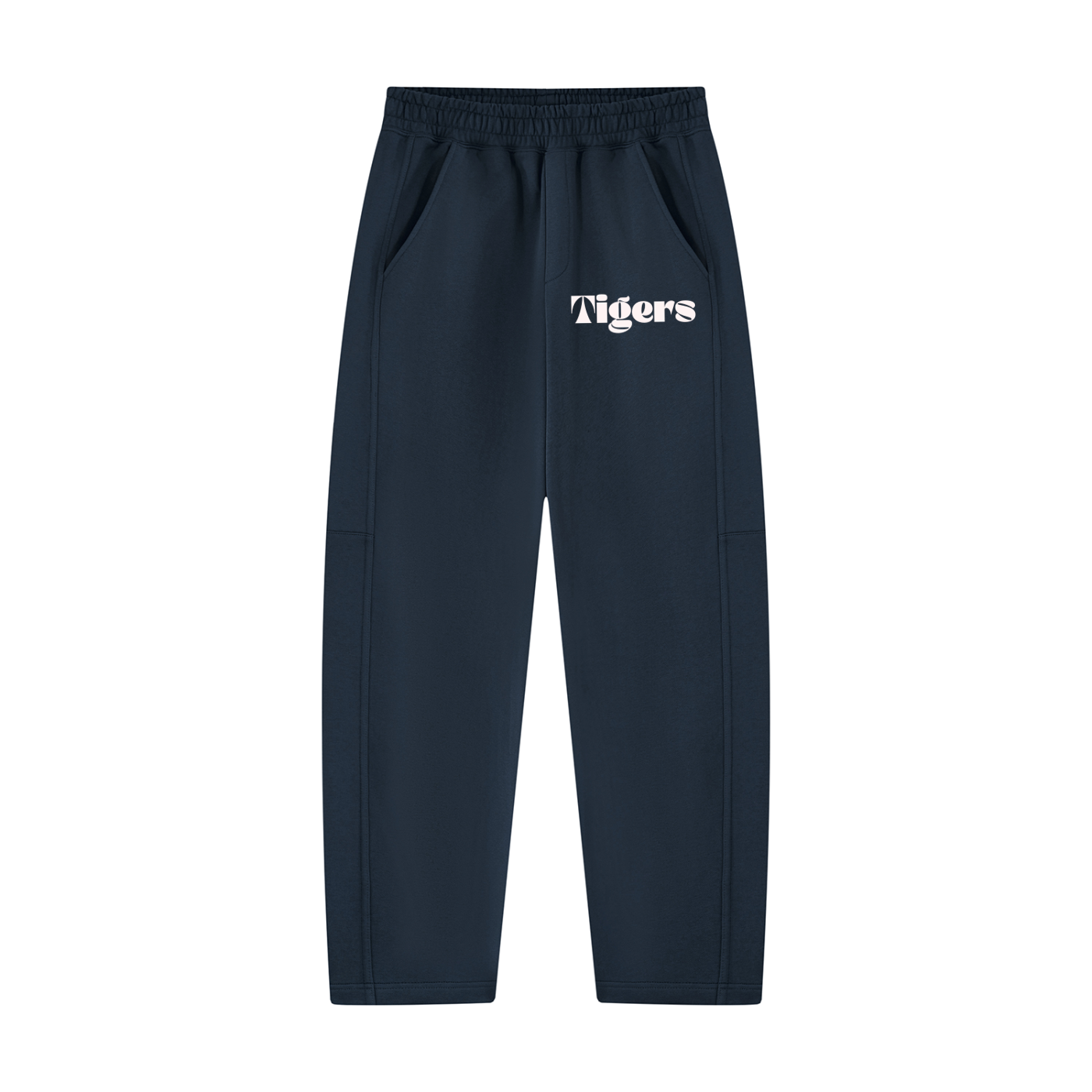 Unisex Tapered Straight Hem Sweatpants