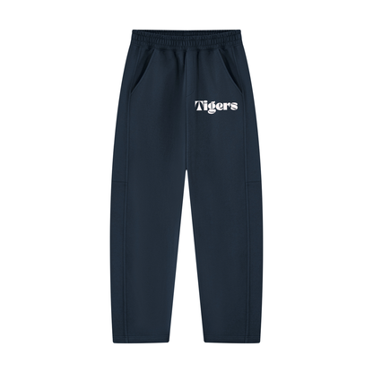 Unisex Tapered Straight Hem Sweatpants