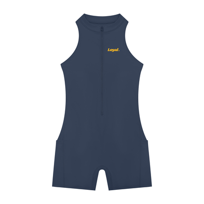 Women’s Quarter-Zip Yoga Romper