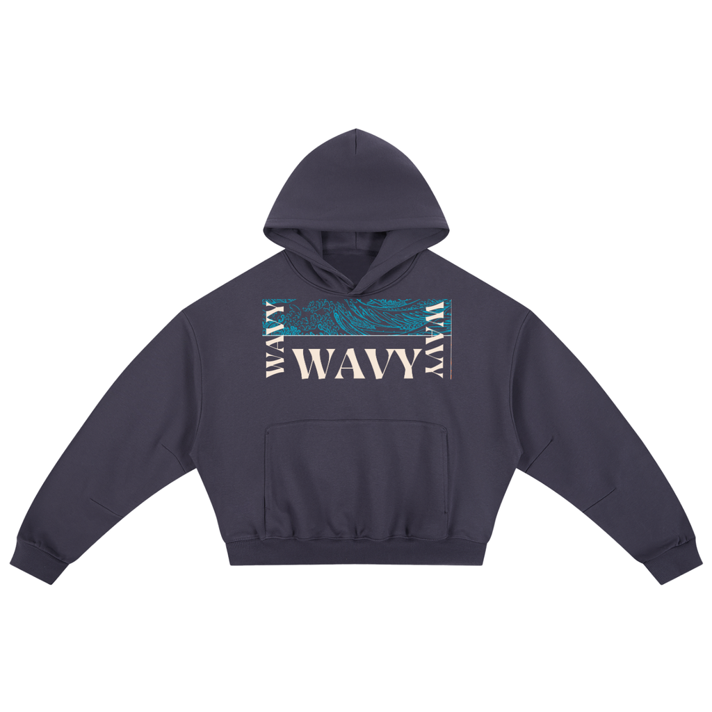 Essential Boxy Darted Sleeve Hoodie