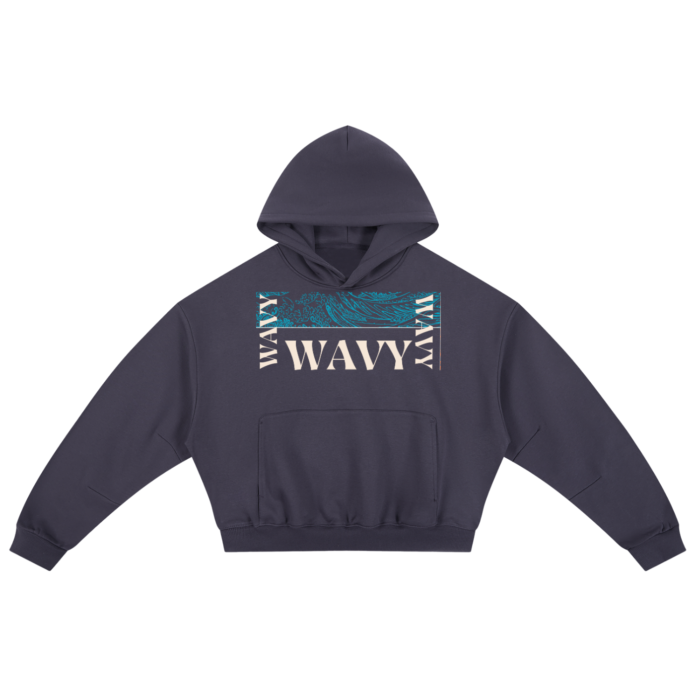 Essential Boxy Darted Sleeve Hoodie
