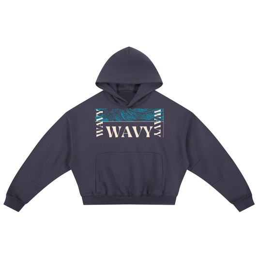 Essential Boxy Darted Sleeve Hoodie