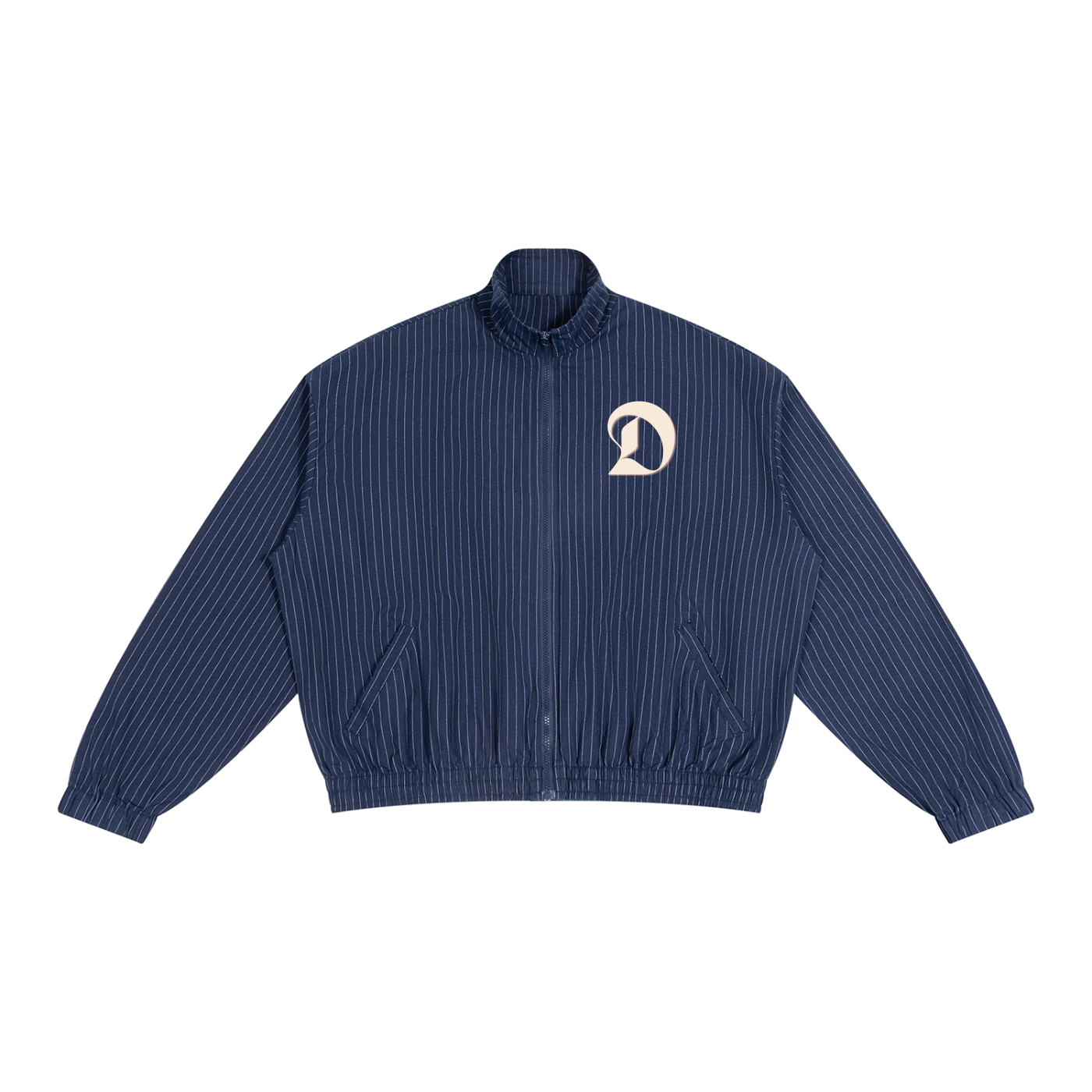 Unisex Striped Full-Zip Track Jacket