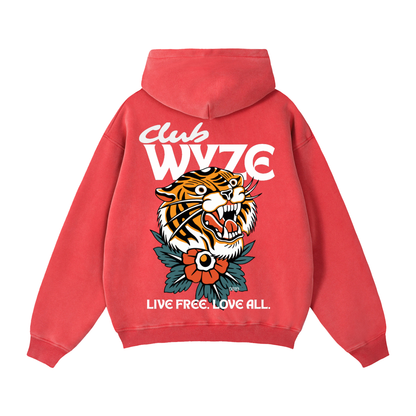 Zip-Through Boxy Fleece Hoodie
