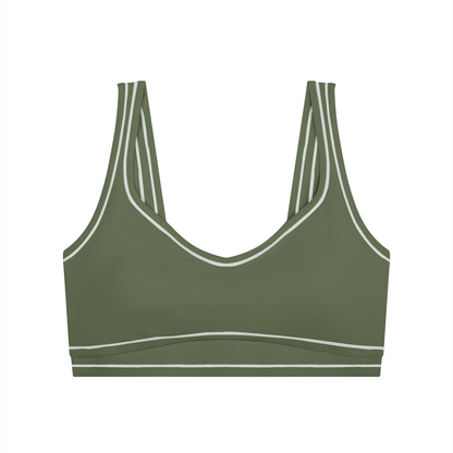 Women’s Topstitching Yoga Sports Bra