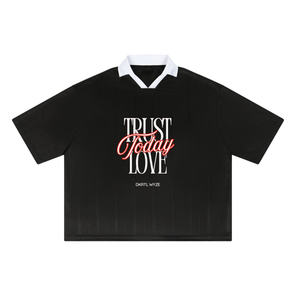 Unisex Striped Boxy Soccer Jersey