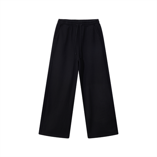 Contrast Tape Straight-Leg Sweatpants in Black by DKRTL WYZE