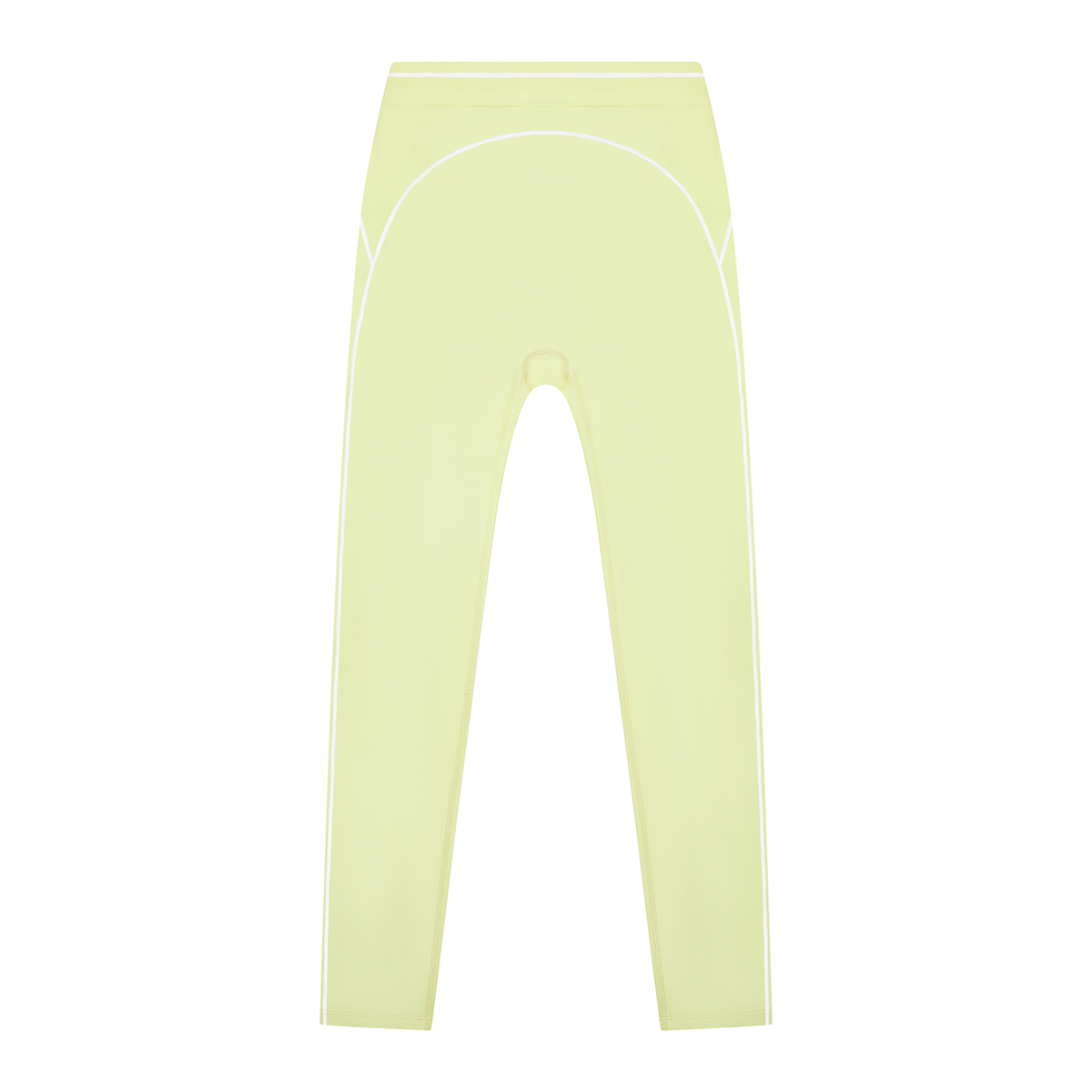 Women's High Rise Topstitching Leggings in Light Green by DKRTL WYZE