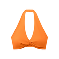 Women's Pleated Halter Sports Bra
