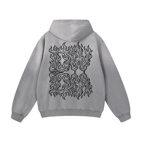 Heavyweight Sunfade Oversized Hoodie by DKRTL WYZE